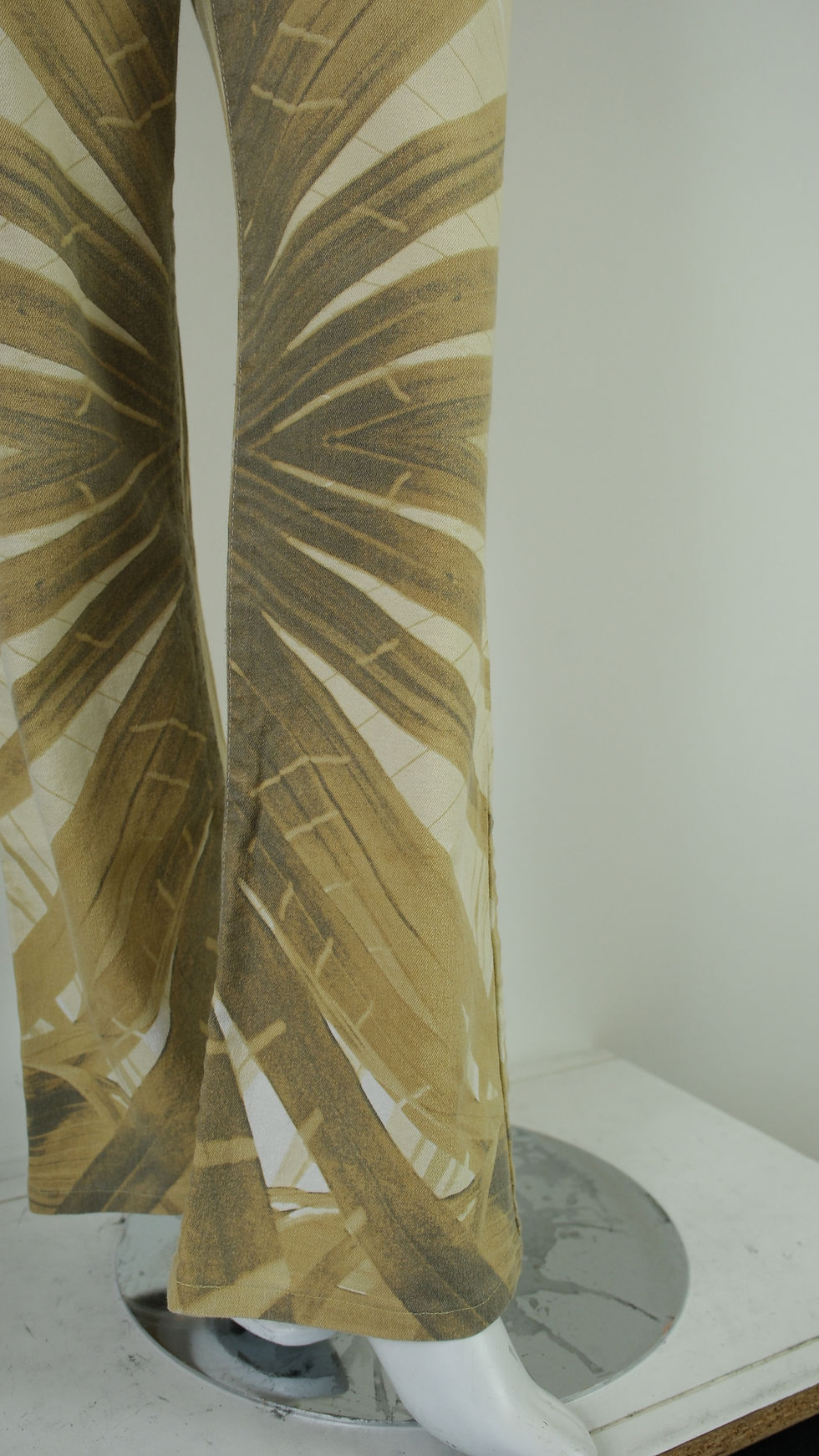 Thumbnail: Just Cavalli Bamboo Leaf Printed Jeans 2000s