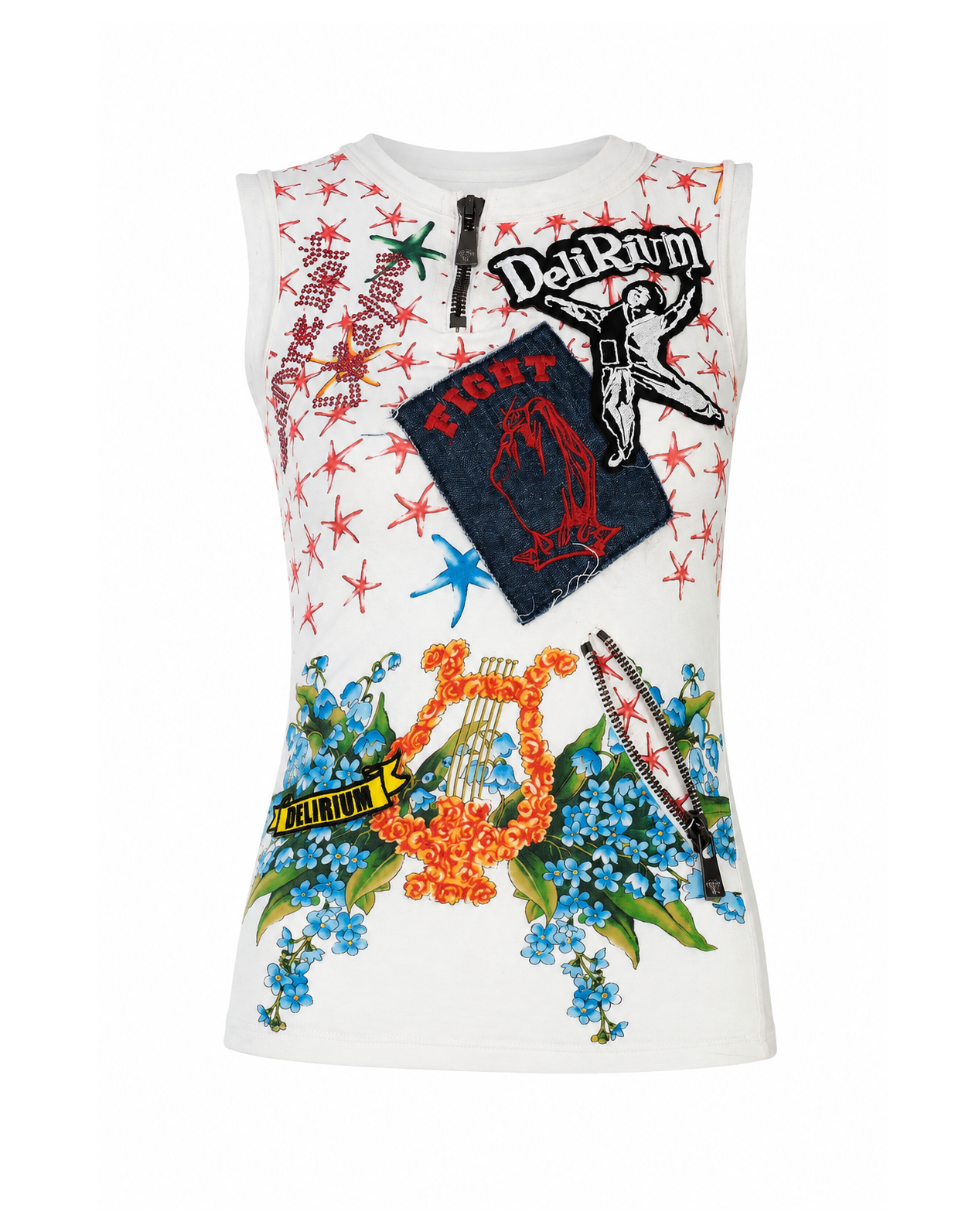 Versace Patchwork "Delirium" Tanktop