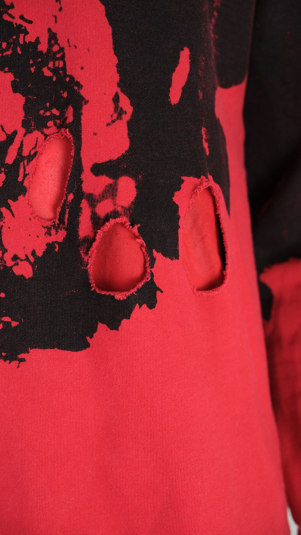 Thumbnail: Givenchy SS2018 Rottweiler Distressed Red Hoodie