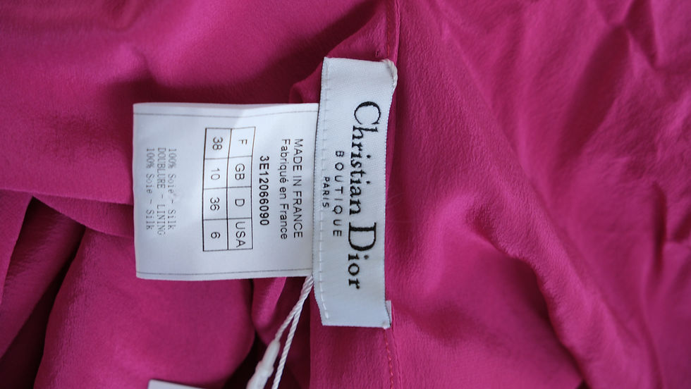 Thumbnail: Christian Dior Silk Fuchsia Mini Dress 2000s