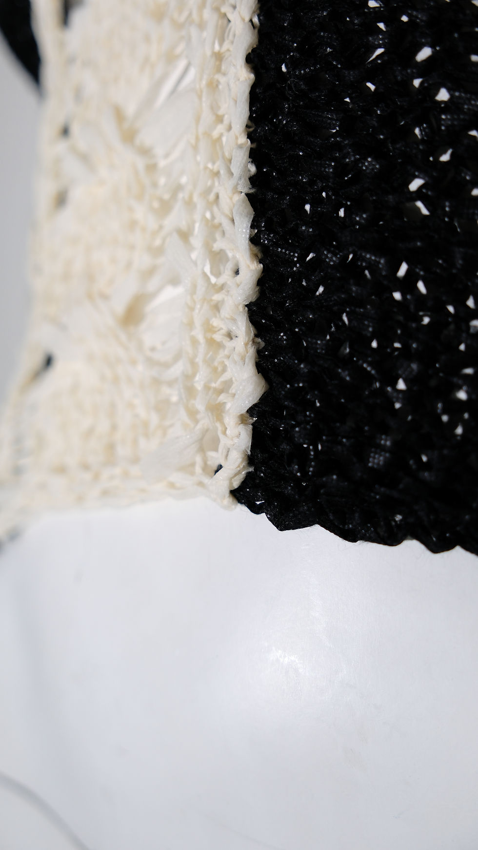 Thumbnail: John Galliano Black and White Crochet Top