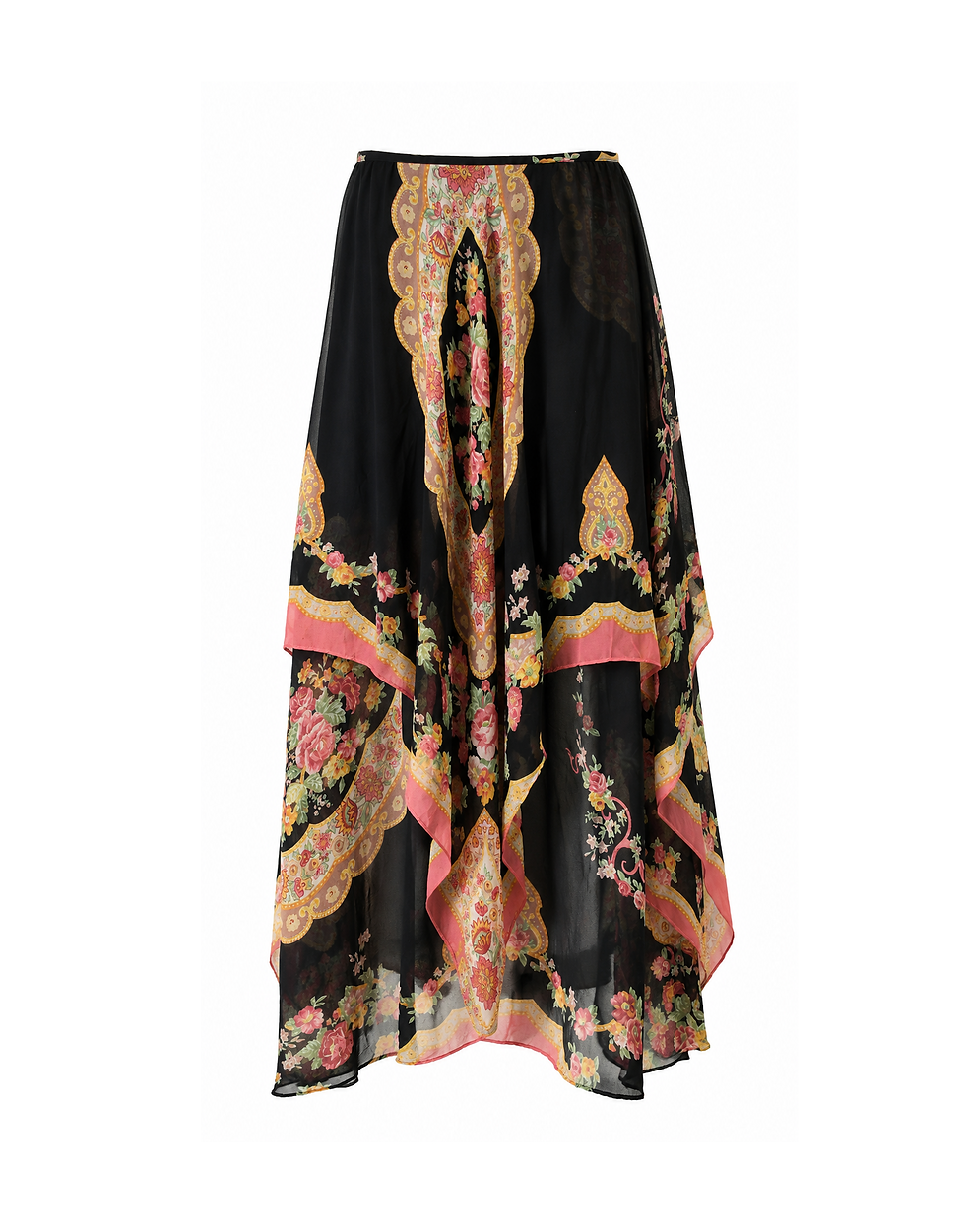 Thumbnail: Roberto Cavalli Floral Printed Silk Set 2000s