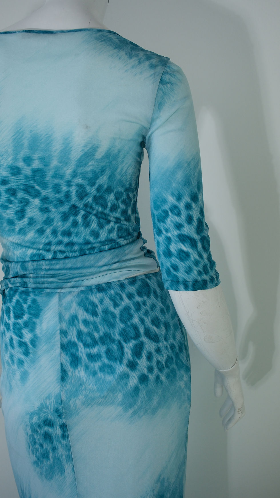 Thumbnail: Roberto Cavalli Class Blue animal print set 2000s