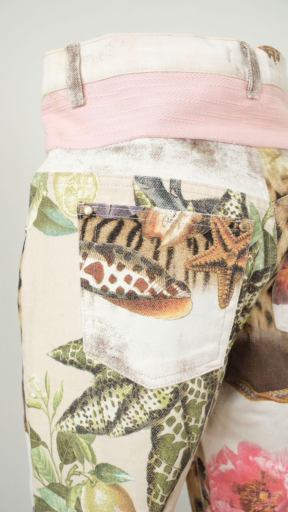 Thumbnail: Roberto Cavalli Leopard Floral Print Aw1999