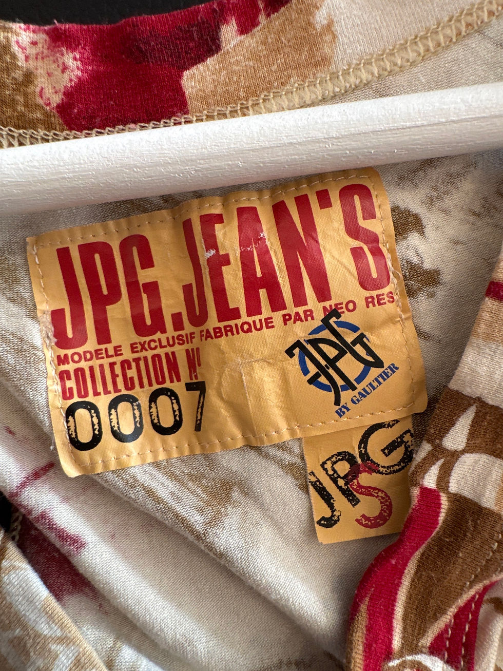 Thumbnail: Jean Paul Gaultier Jeans Printed Tanktop "Paris"