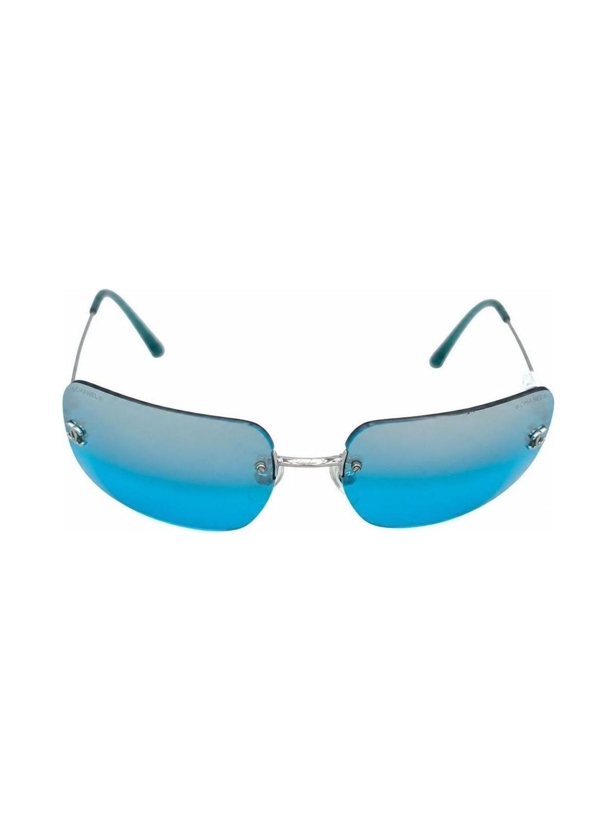 Chanel 90s Rimless CC Crystal Sunglasses