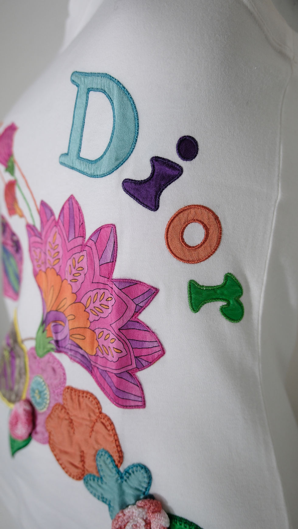 Thumbnail: Dior Galliano Multicolor embroidered Tank Top