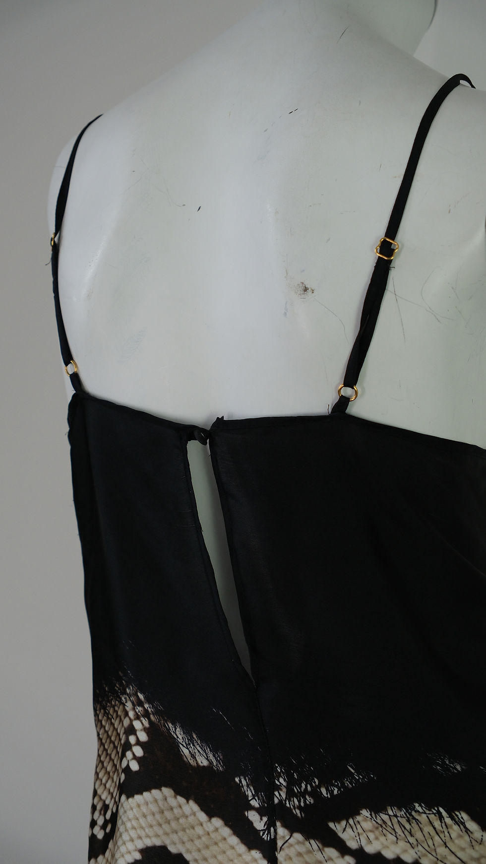 Thumbnail: Roberto Cavalli Lace Light Printed Top 2000s