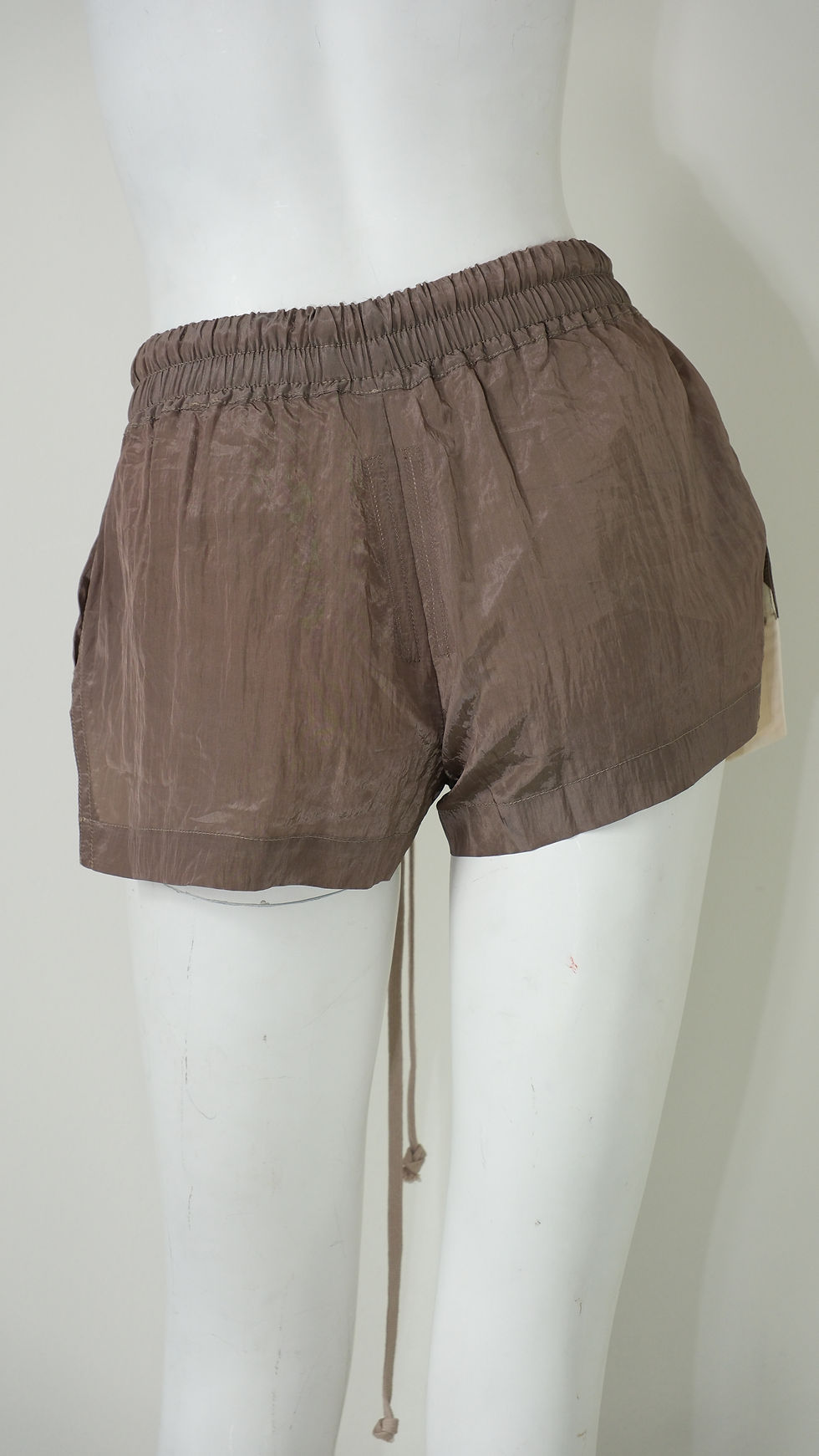 Thumbnail: Rick Owens Taupe Mini Shorts