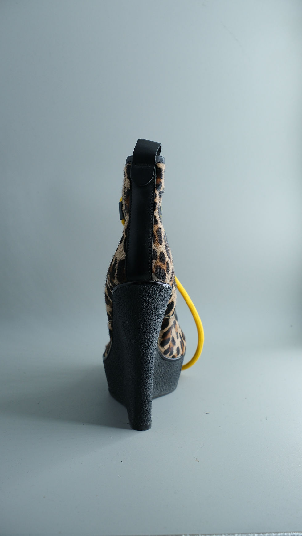 Thumbnail: Dsquared2 Cheetah Ponyhair Plateform Heels