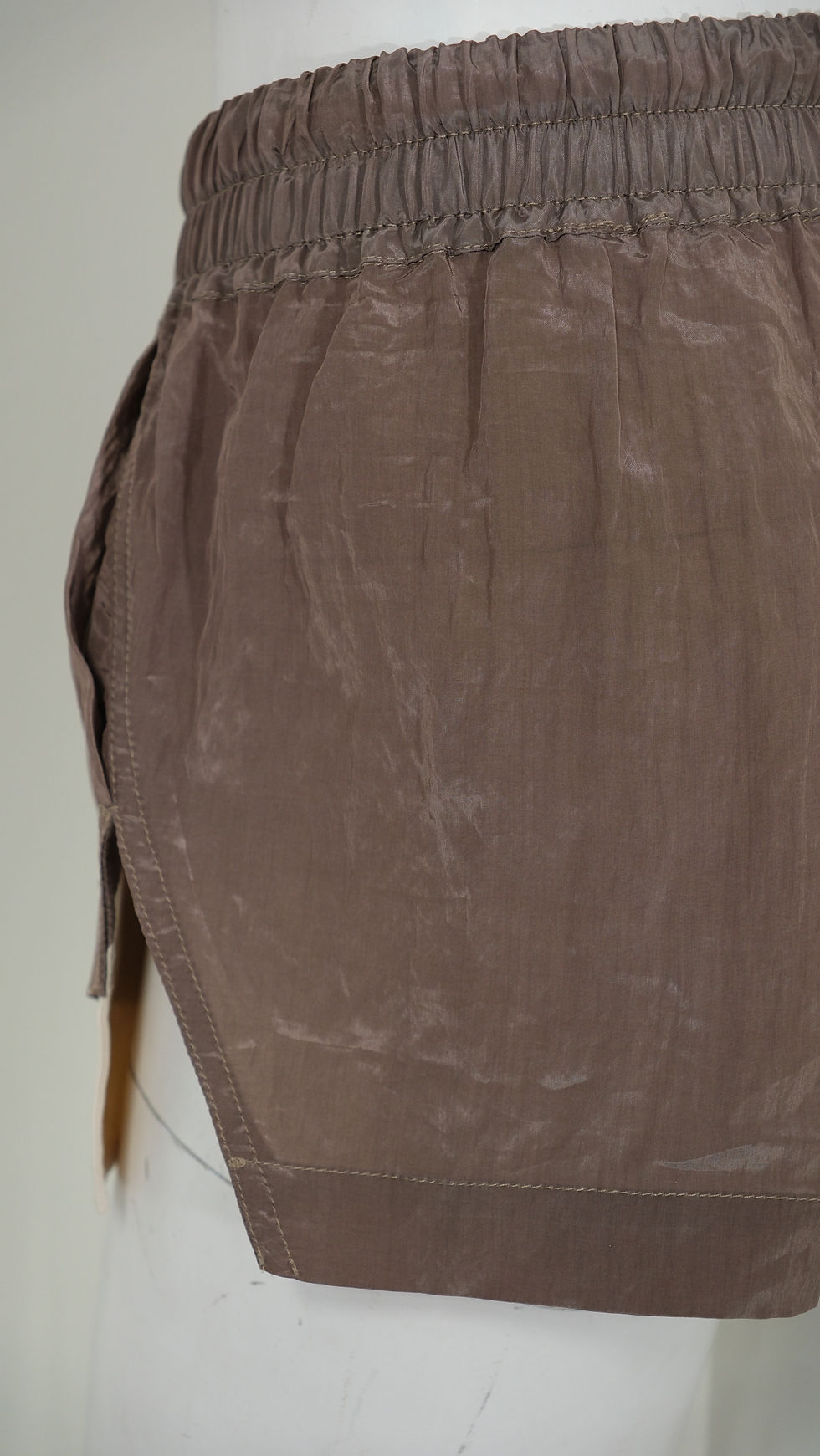 Thumbnail: Rick Owens Taupe Mini Shorts