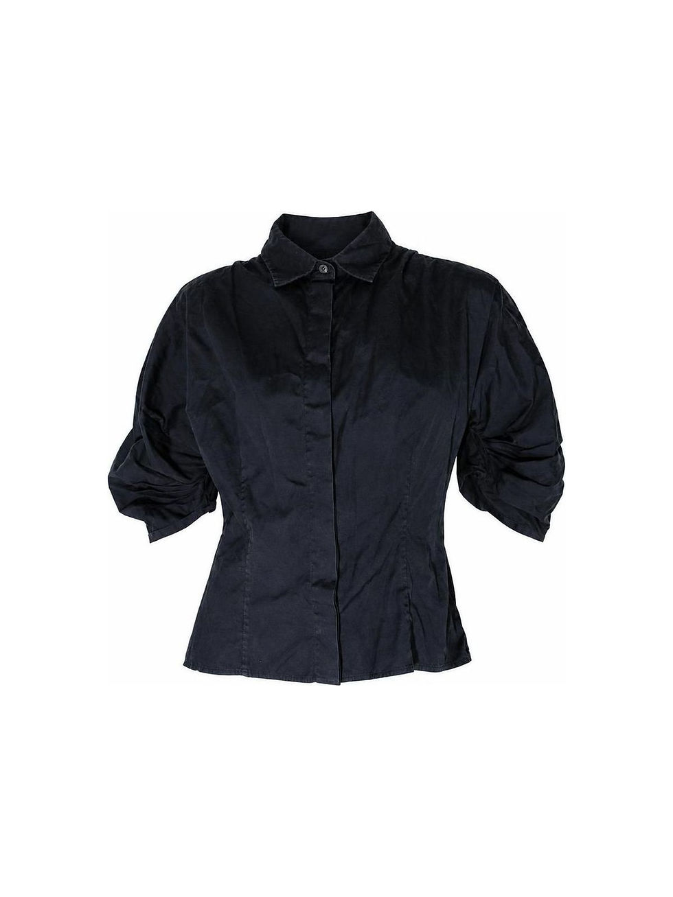 Thumbnail: Prada Black Blouse 00s