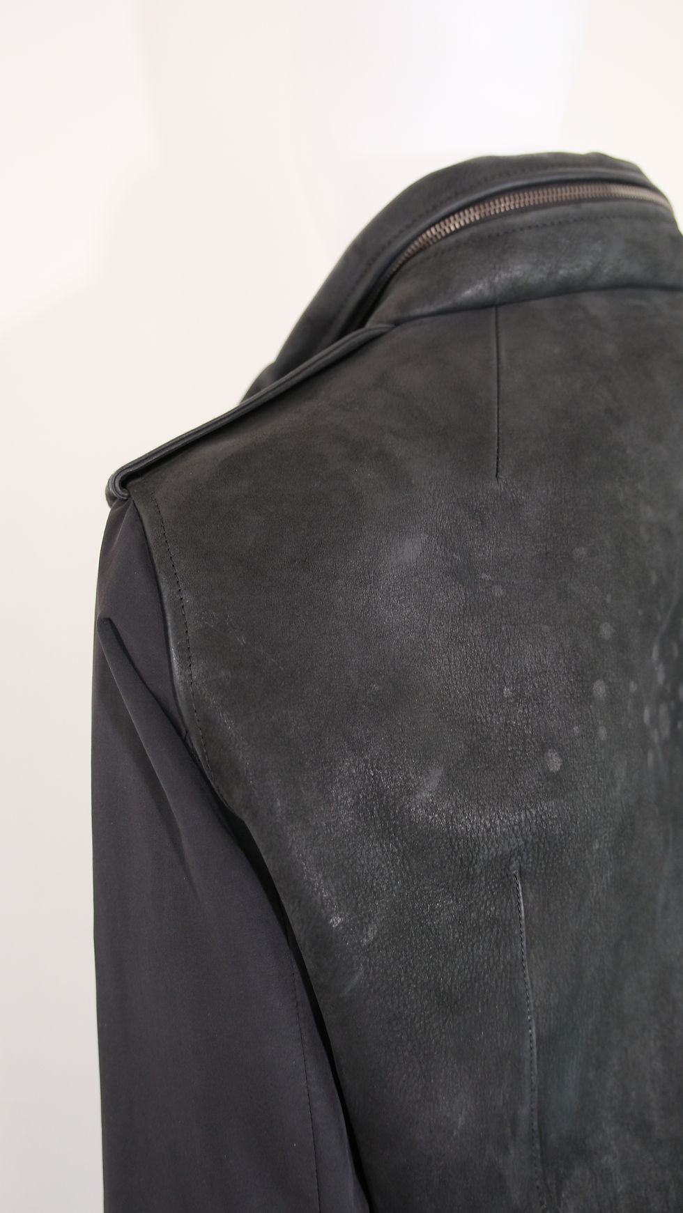 Thumbnail: Rick Owens "Stooges" Heavy Leather Jacket Multi Zips