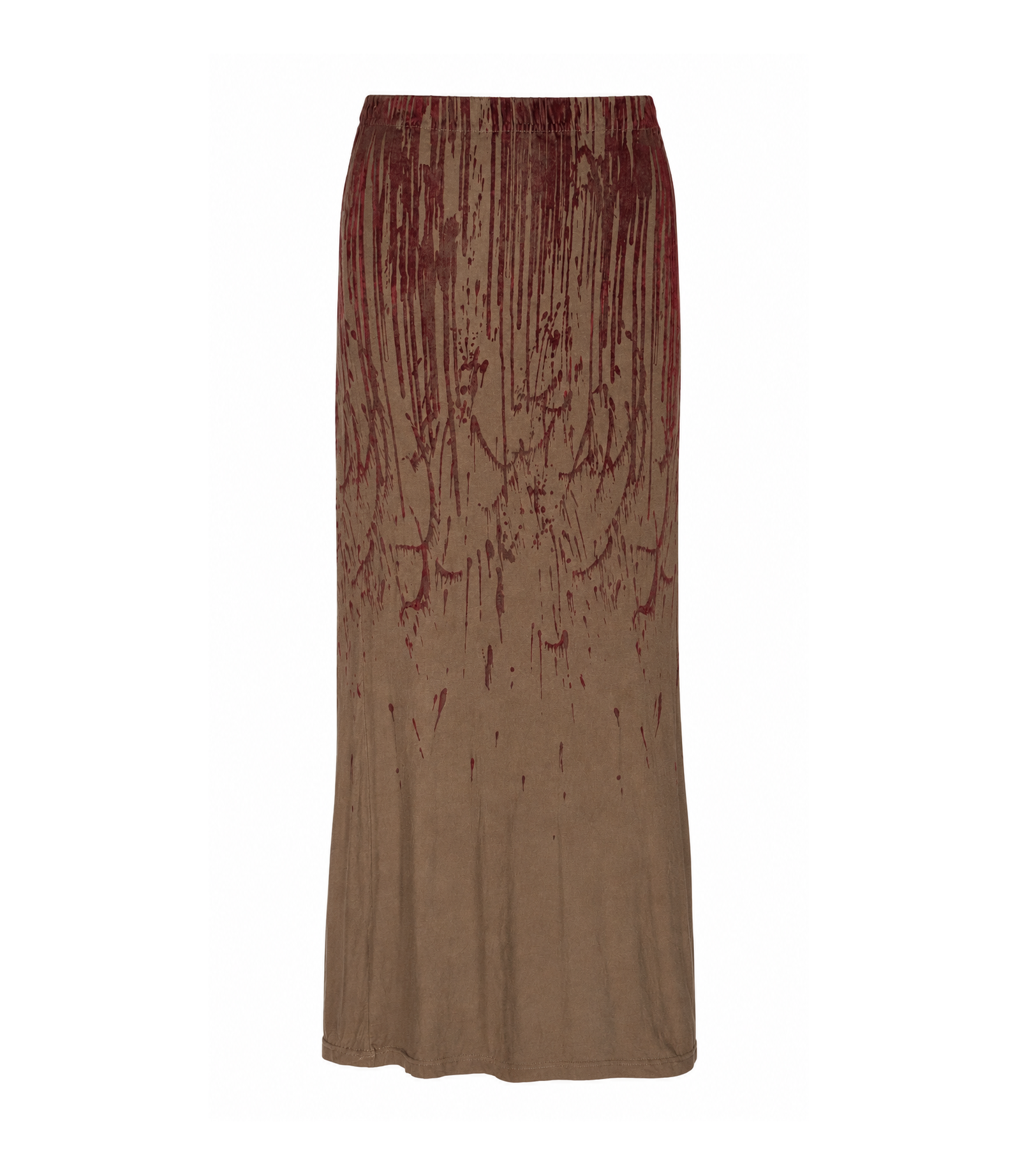 Jean Paul Gaultier Aw1998 Blood Drip Maxi Skirt