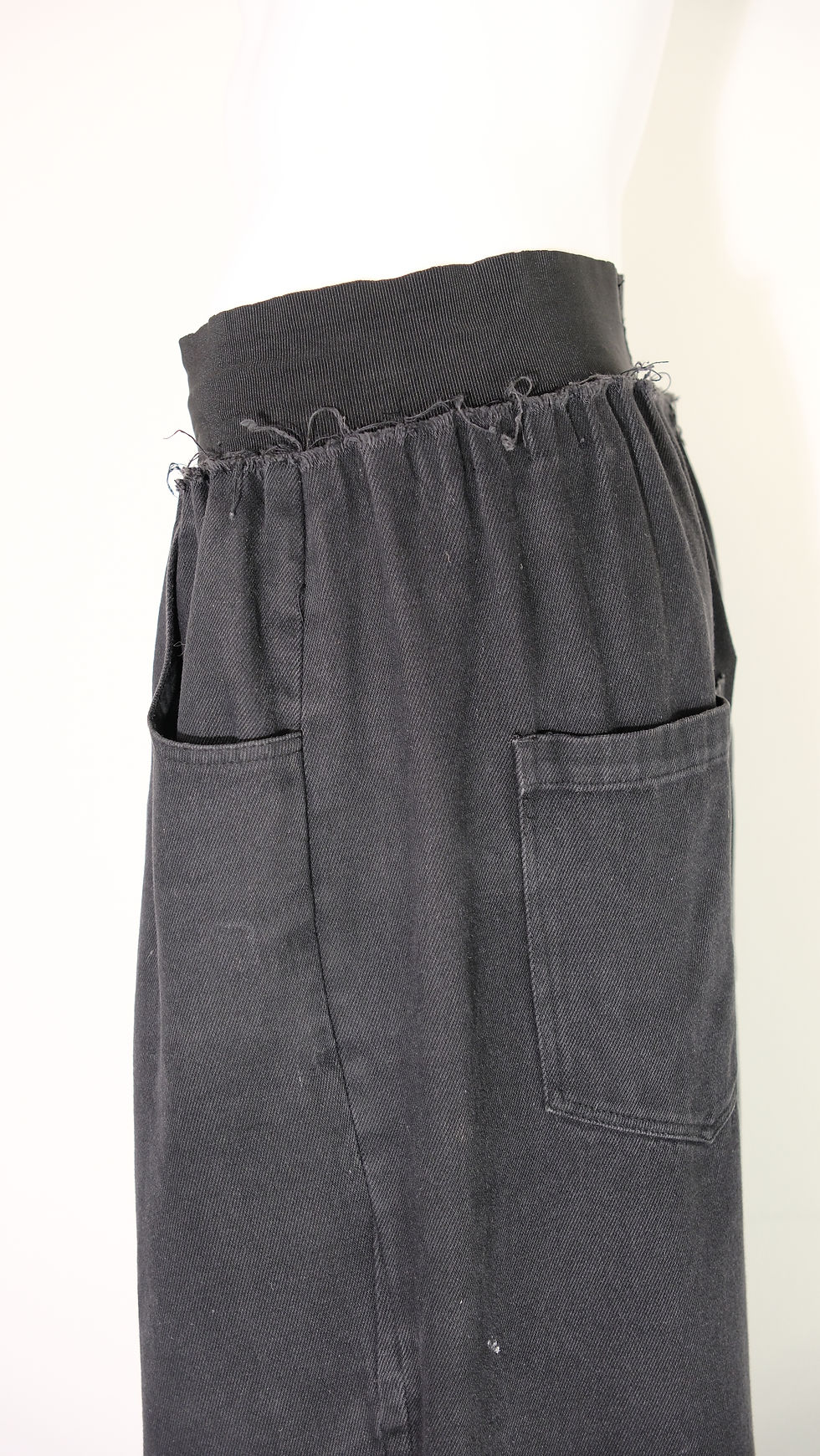 Thumbnail: Raf Simons High Rise Wide Legs Cotton Pants