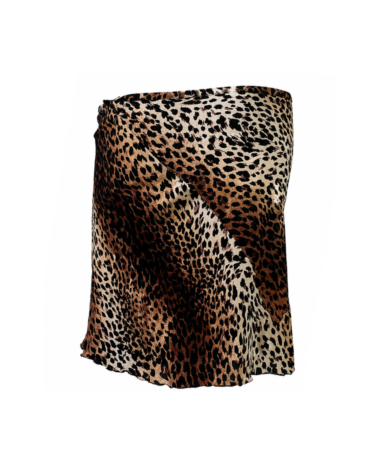 Moschino Jeans Cheetah Printed mid length Stretch Skirt