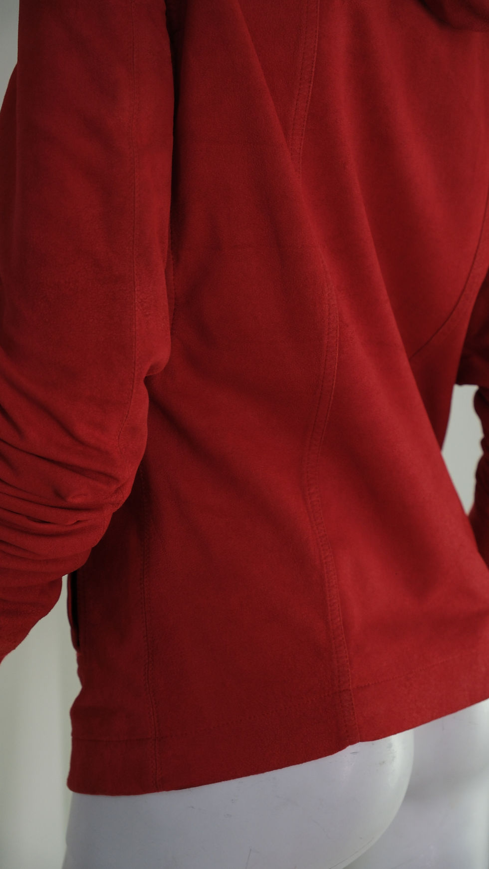 Thumbnail: Rick Owens Scuba Used Effect Red Leather Jacket