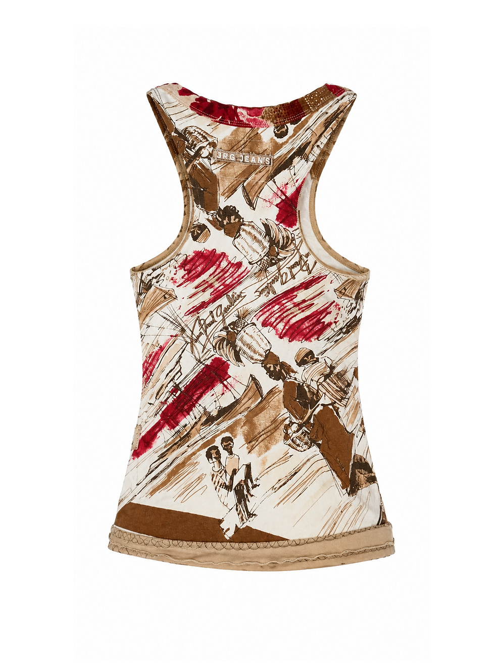 Thumbnail: Jean Paul Gaultier Jeans Printed Tanktop "Paris"