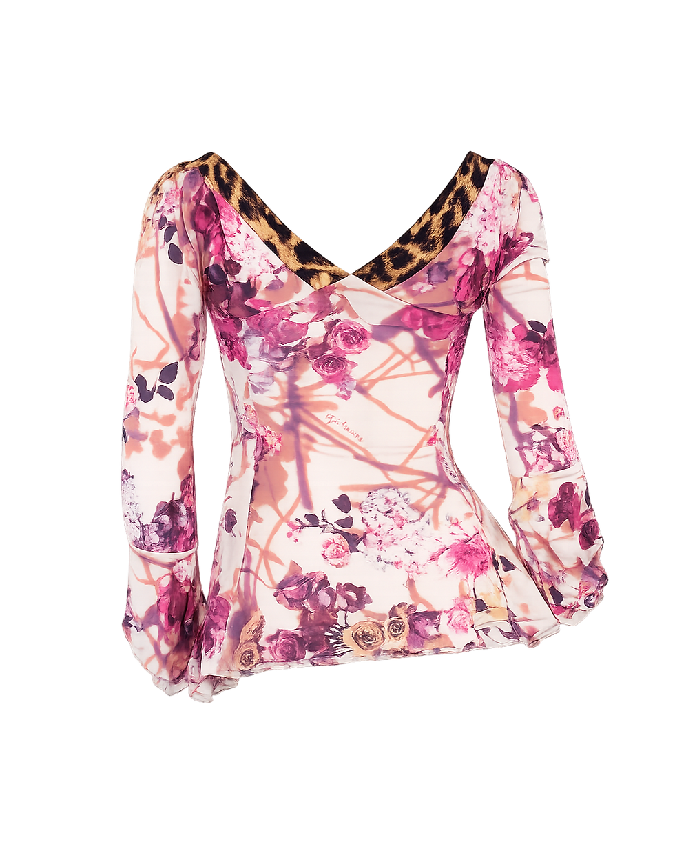 Thumbnail: Just Cavalli Multicolor Patchwork Top