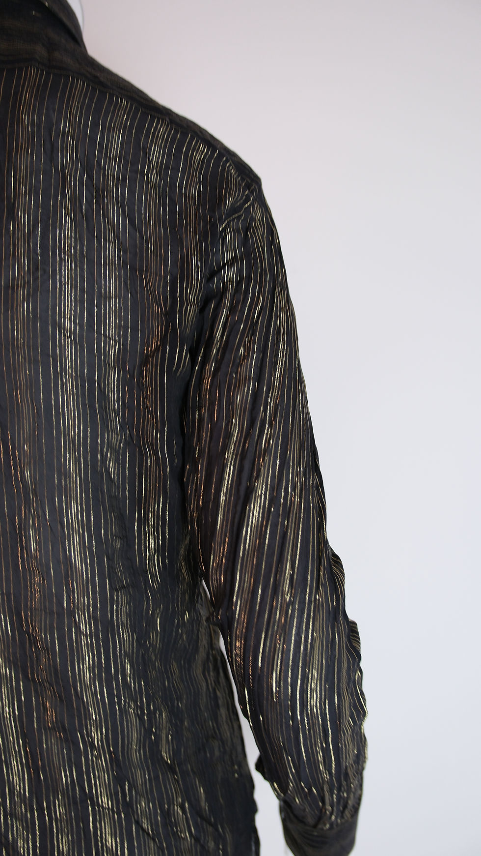 Thumbnail: Saint Laurent Gold embellished Black Shirt