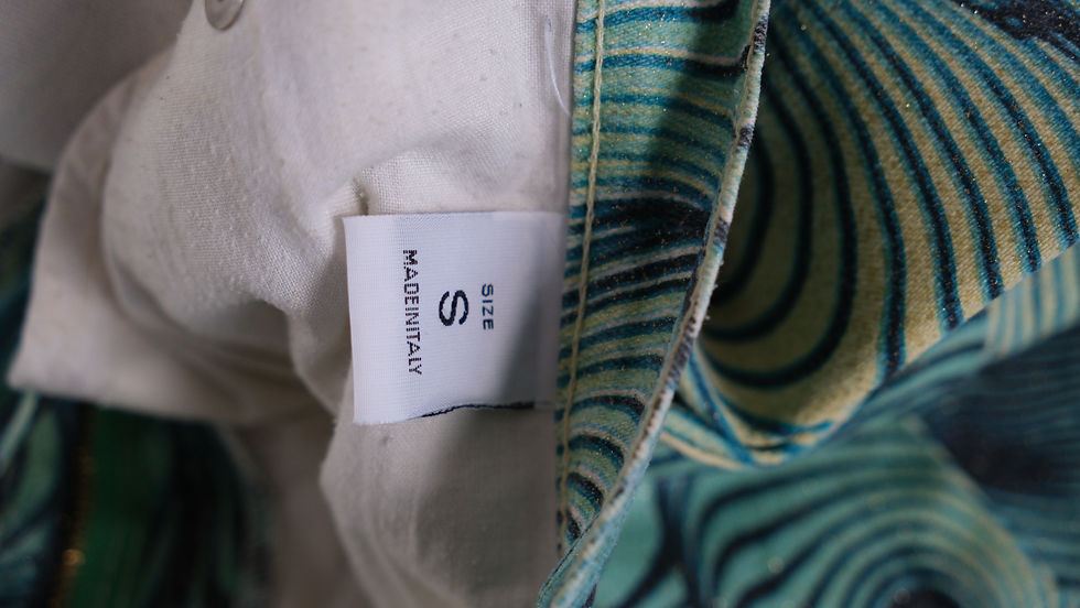Thumbnail: Roberto Cavalli SS2001 Blue Psycho Mystery Short Pants
