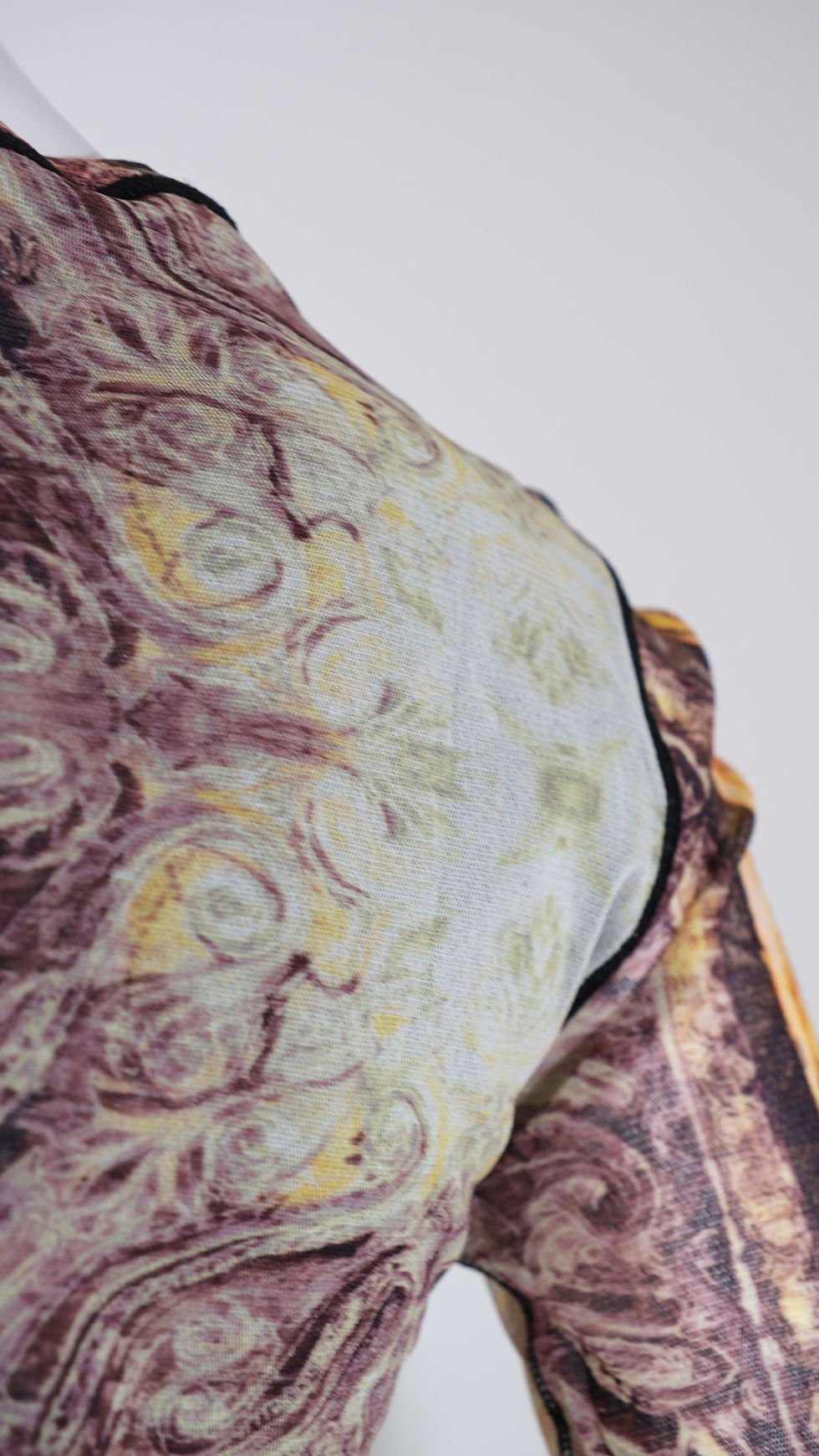 Thumbnail: Jean Paul Gaultier 1990s Abstract Graphic Mesh Top