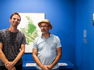 Charles Prime et Guillaume Lebourg en-quête de terrain...