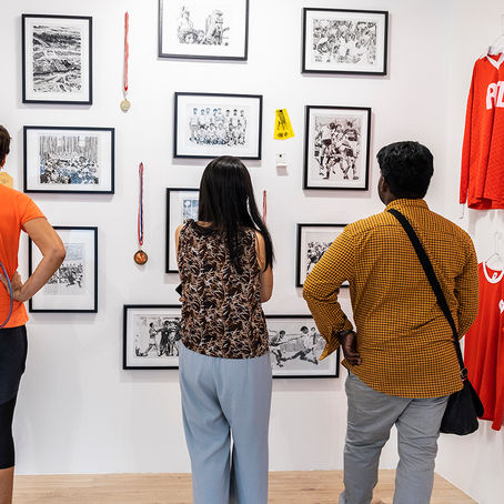 Vernissage de "31 Juillet F.C." de Joseph Ladj'