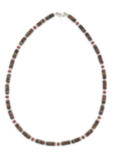 Collier en pierres naturelles de Jaspe et Argent 925 - Karine Créations