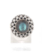 Détail bague en Labradorite