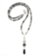 Sautoir en Quartz tourmaline avec son pendentif multi-pierres