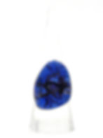 Bague en Apatite et Argent 925, vue de face