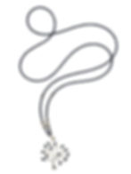 Sautoir en Saphir et Argent 925 avec pendentif Arbre de vie