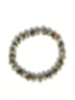 Bracelet vert en pierres naturelles de Rhyolite et Hématite - Karine Créations