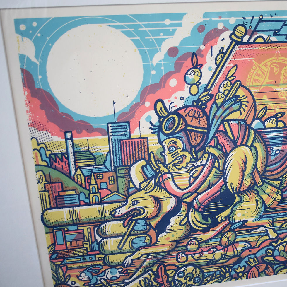 Thumbnail: Northern Monk Brew Co. Print Vintage Drew Millward Creep Parade Signed Advert