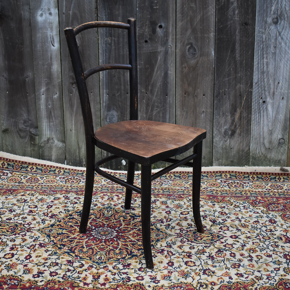 Thumbnail: Antique 1920s Art Nouveau Micheal Thonet Bistro Cafe Beech Bentwood Chair