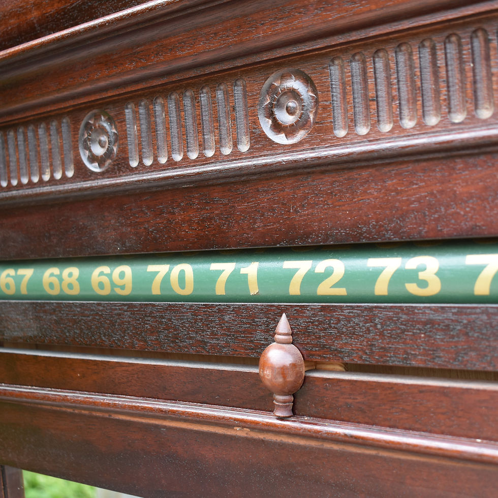 Thumbnail: Vintage Victorian Style Snooker Billiard Scoreboard Display Plaque Chalk Board