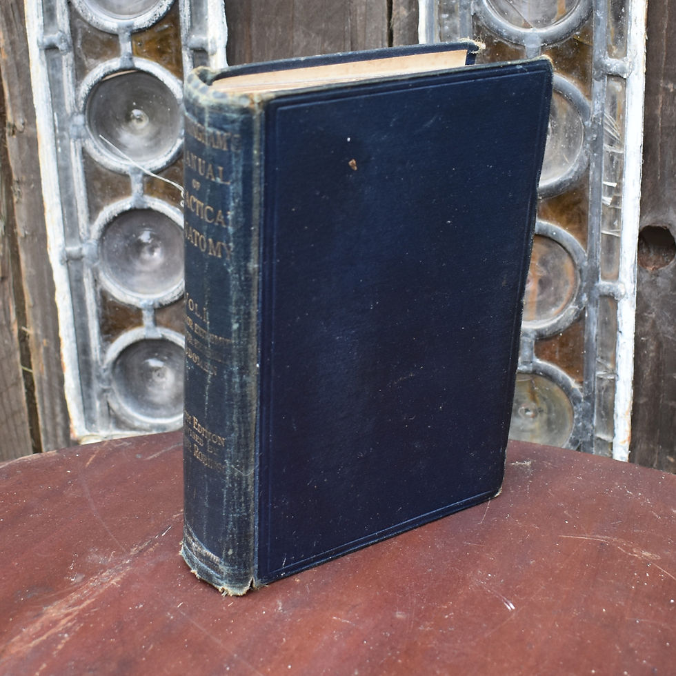 Thumbnail: Antique 1912 Cunningham's Manual of Practical Anatomy Dr George Balsillie Book