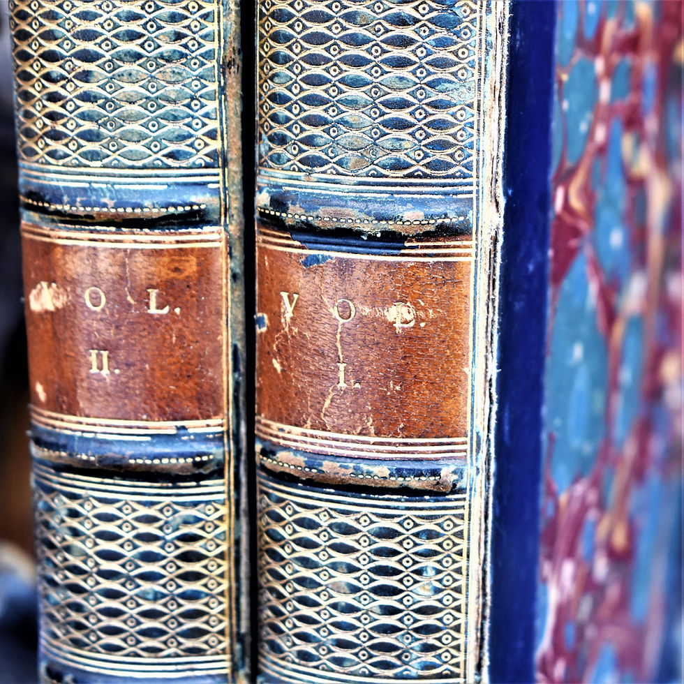 Thumbnail: Antique 1873 Hoods Own Laughter From Year to Year Leather Bound Books Two Vol