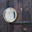 Thumbnail: Antique Mahogany & Brass Wall Mounted Adjustable Shaving Makeup Grooming Mirror