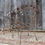 Thumbnail: Vintage Tubular Metal Leaf Design Outdoor Garden Chair Frame Armchair Pair