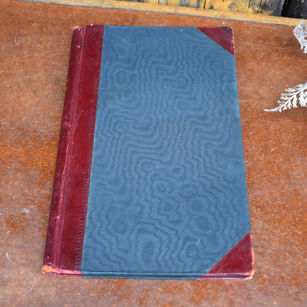 Thumbnail: Antique John Dickinson Lion Brand England Cash Ledger Leather Bound Book Prop