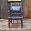 Thumbnail: Antique 19th Century Gothic Revivel Leather Carved Oak Library Reading Armchair