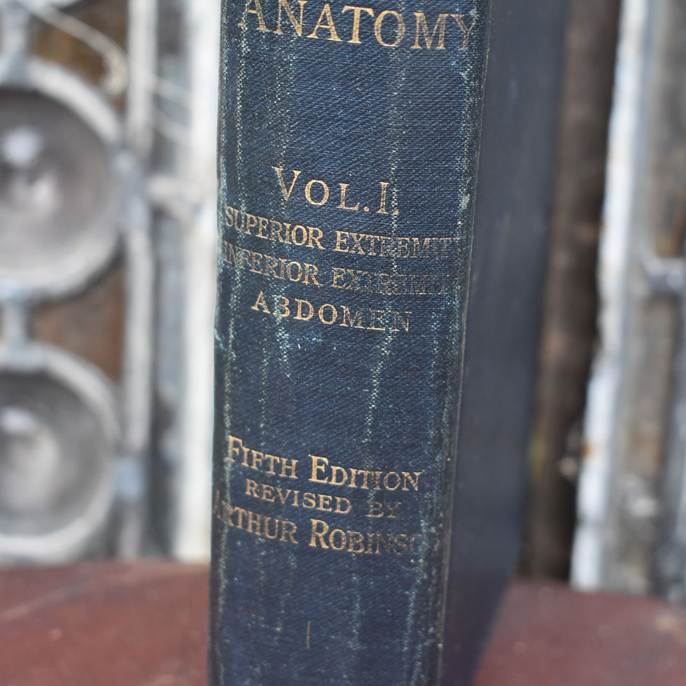 Thumbnail: Antique 1912 Cunningham's Manual of Practical Anatomy Dr George Balsillie Book