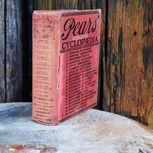 Antique 1916 V Pears' Shilling Cyclopaedia 20th Edition