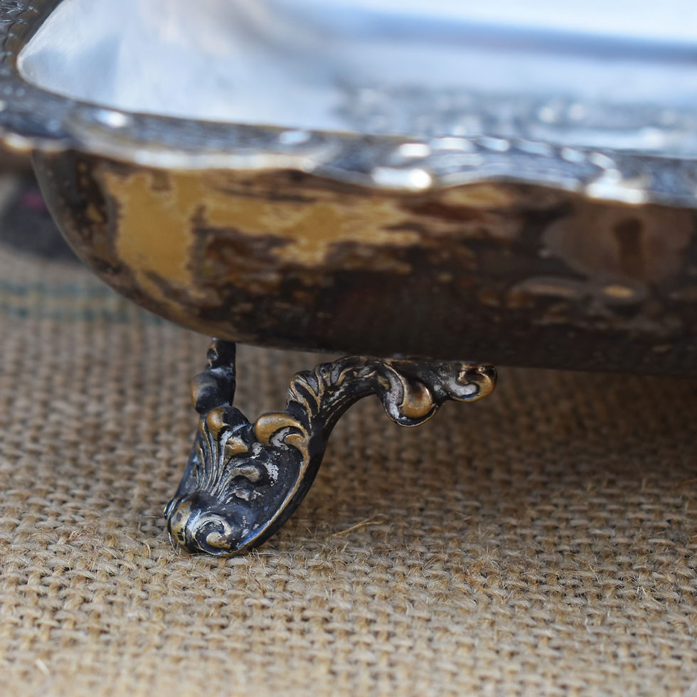 Thumbnail: Antique Richard Richardson Repousse Sheffield Silverplate Fruit Basket Dish