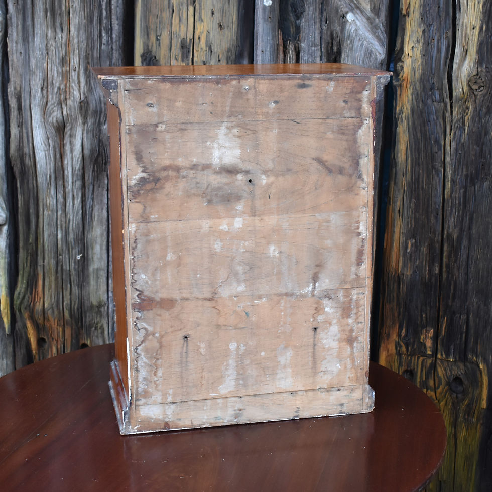Thumbnail: Antique Cabanas Y Carbajal Cigar Advertising Shop Display Humidor Wall Cabinet