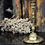 Thumbnail: Antique 1860s C. H. Lautenschlager Ornate Cast Brass Candlestick German
