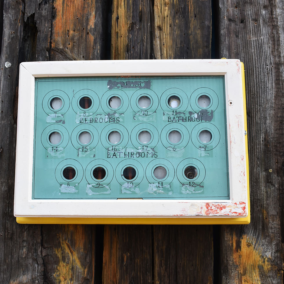Thumbnail: Antique Brownhill Country Manor House Butler Servants Call Indicator Board Pair