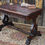 Thumbnail: Antique 1835 William IV Mahogany Rosewood Lion Paw Writing Desk Library Table